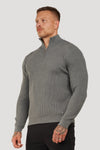 THE RENZO HALF ZIP SWEATER