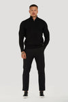 THE RENZO HALF ZIP SWEATER