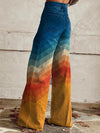 Marella™ | Vintage Chevron Wide-Leg Pants