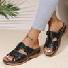 Orthopedic Leather Open-Toe Sandals for Women