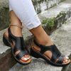 Orthopedic Retro Leather Women’s Sandals