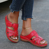 Orthopedic Leather Open-Toe Sandals for Women